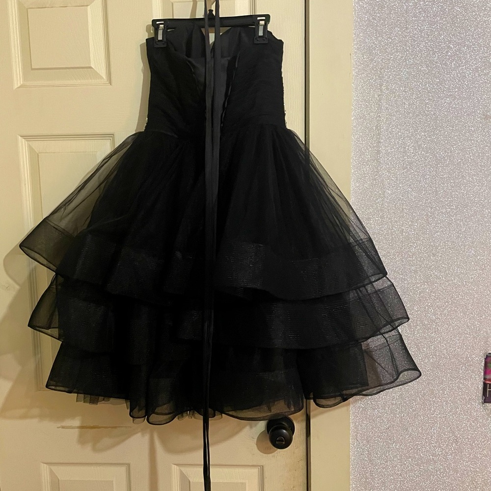 Women's Weddong Dress Short Bridesmaid Dresses Tulle Bridesmaid Dress with Beads